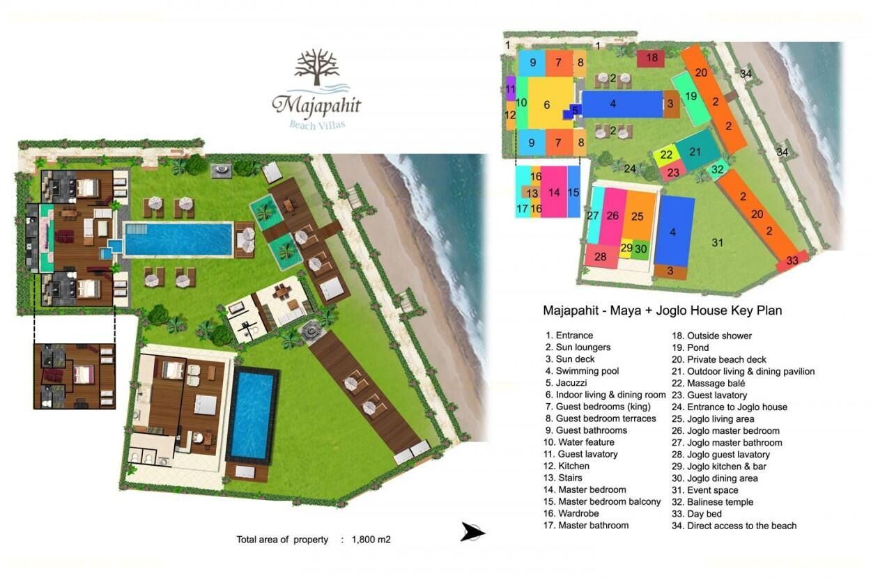 Villa Majapahit Maya Plan